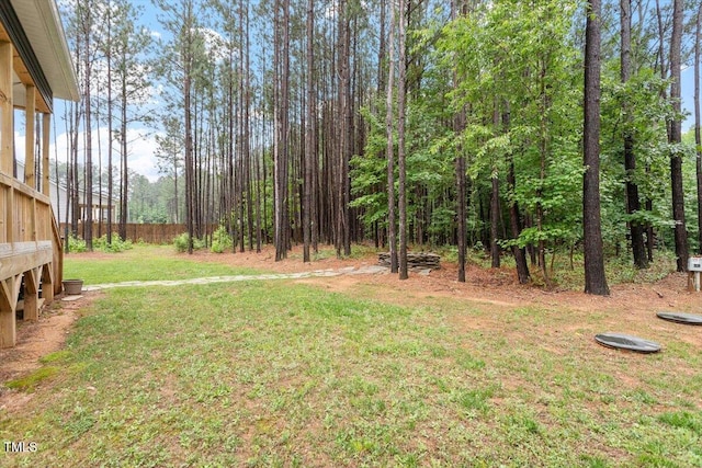 210 Sorrel Dr, Franklinton, NC 27525 - view of yard featuring a wooded view