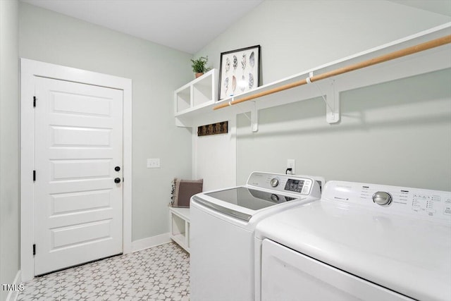 210 Sorrel Dr, Franklinton, NC 27525 - washroom featuring light floors, washer and clothes dryer, and baseboards