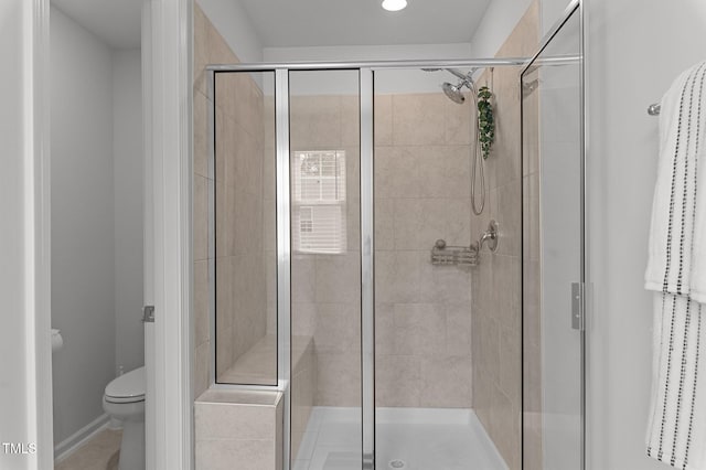 6415 Mentor Pl, Raleigh, NC 27616 - full bath with toilet and a stall shower
