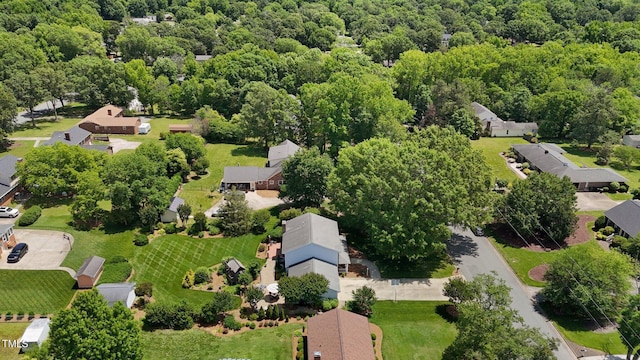 2127 Somers Ave, Burlington, NC 27215 - aerial view of residential area with a forest