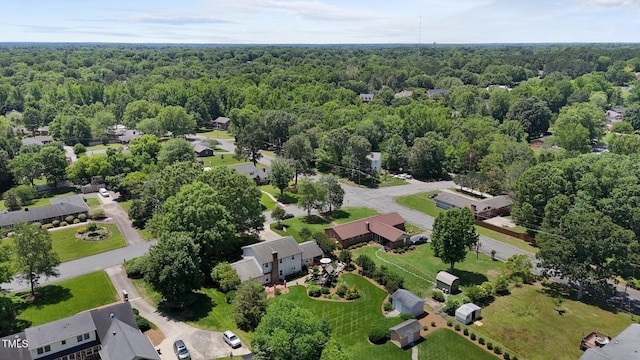 2127 Somers Ave, Burlington, NC 27215 - drone / aerial view of a heavily wooded area