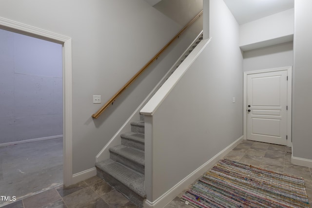 441 Heritage Village Ln, Apex, NC 27502 - staircase with baseboards