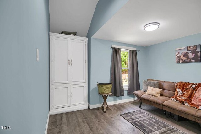 1315 Bull St, Garland, NC 28441 - living room featuring wood finished floors and baseboards