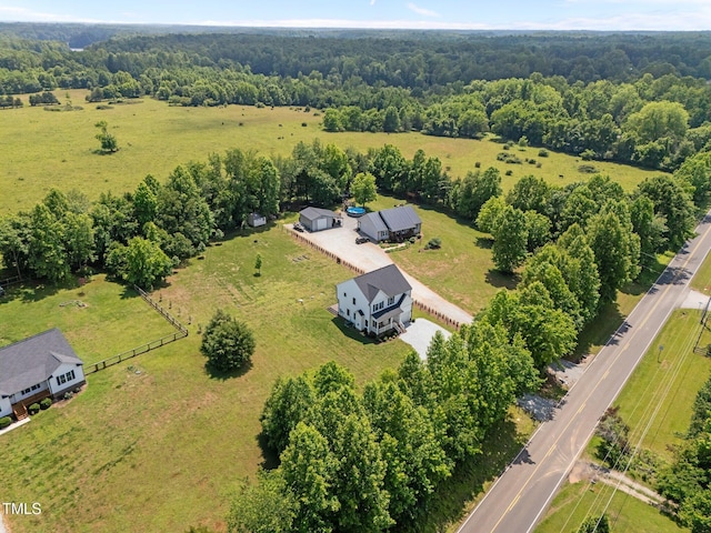 412 Carr Store Rd, Cedar Grove, NC 27231 - aerial view of sparsely populated area featuring a forest