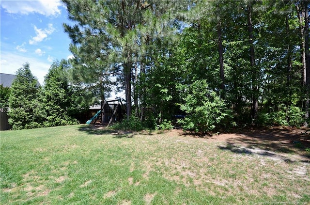 109 Red Coat Dr, Cameron, NC 28326 - view of green lawn featuring a playground