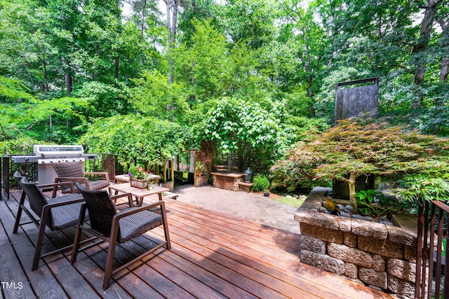 574 Chatham Dr, Chapel Hill, NC 27516 - view of wooden deck