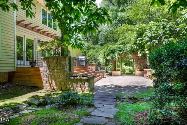 574 Chatham Dr, Chapel Hill, NC 27516 - deck featuring grilling area