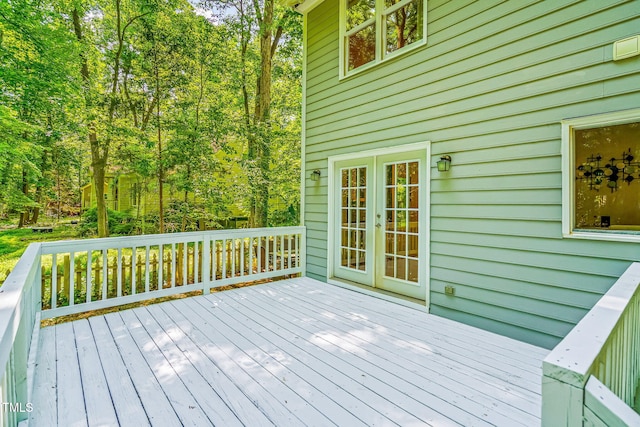 114 Bonaparte Dr, Hillsborough, NC 27278 - view of wooden deck