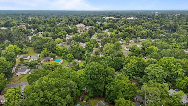 1105 Hawthorne Ln, Burlington, NC 27215 - bird's eye view of a heavily wooded area