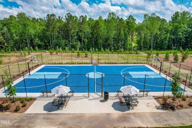 279 Edge Of Auburn Blvd, Raleigh, NC 27610 - view of swimming pool with basketball court
