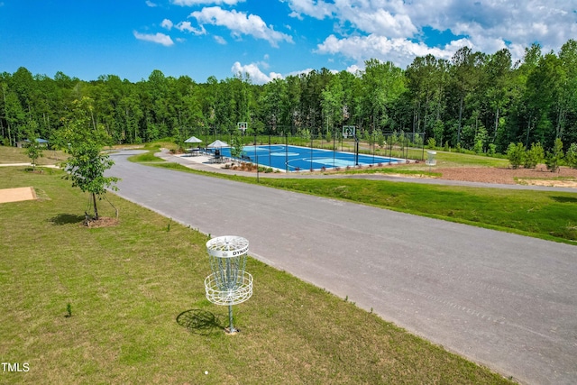 279 Edge Of Auburn Blvd, Raleigh, NC 27610 - drone / aerial view of a heavily wooded area