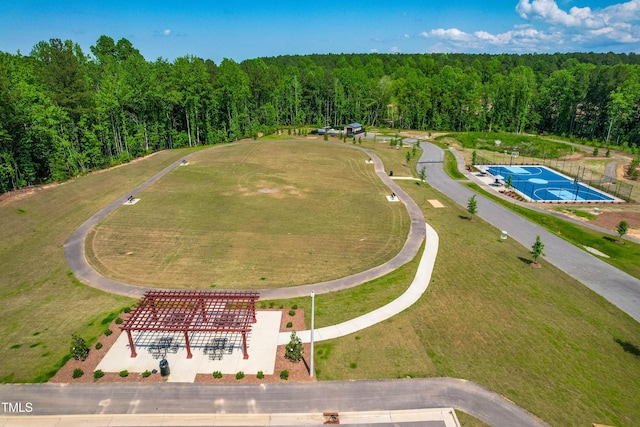 279 Edge Of Auburn Blvd, Raleigh, NC 27610 - bird's eye view of a forest