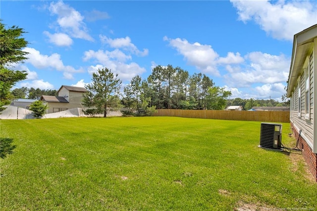 6131 Twiggs Ct, Hope Mills, NC 28348 - view of yard featuring central AC