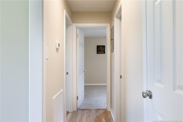 408 Harril Cir, Spring Lake, NC 28390 - hall with light wood finished floors and baseboards