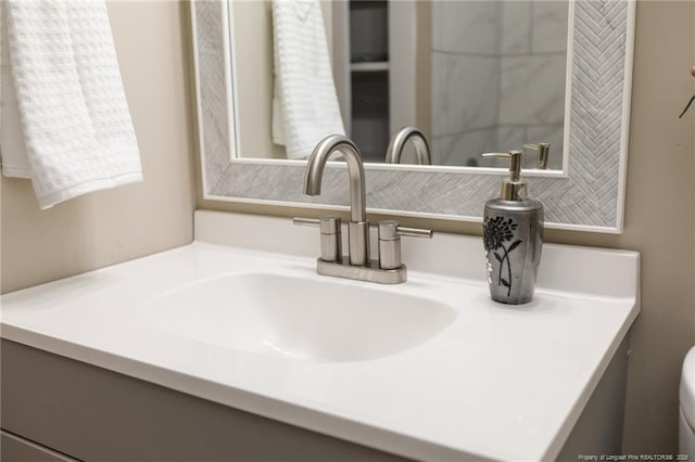 408 Harril Cir, Spring Lake, NC 28390 - bathroom view of vanity and toilet