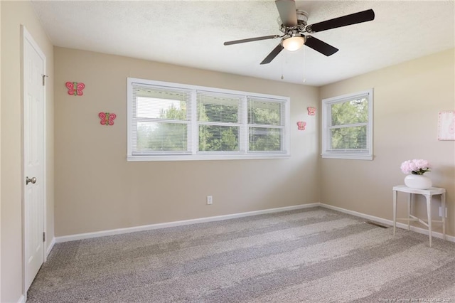408 Harril Cir, Spring Lake, NC 28390 - carpeted empty room featuring baseboards and ceiling fan