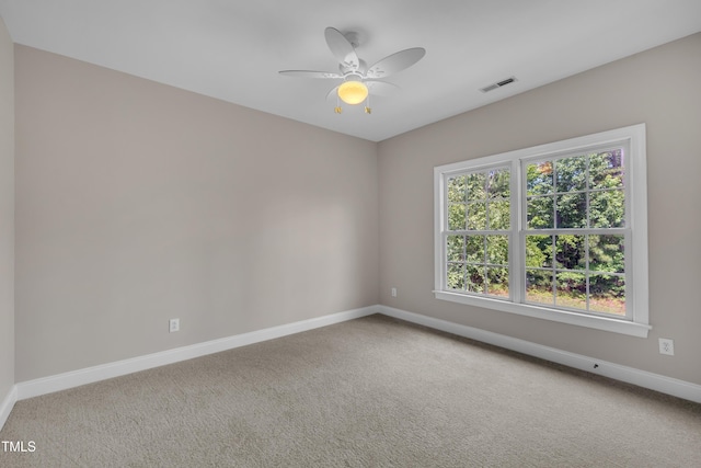 805 Alden Bridge Dr, Cary, NC 27519 - unfurnished room featuring carpet, baseboards, and ceiling fan