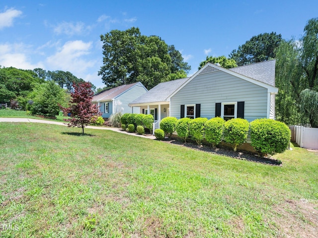 8312 Bellingham Cir, Raleigh, NC 27615 - ranch-style house with a shingled roof