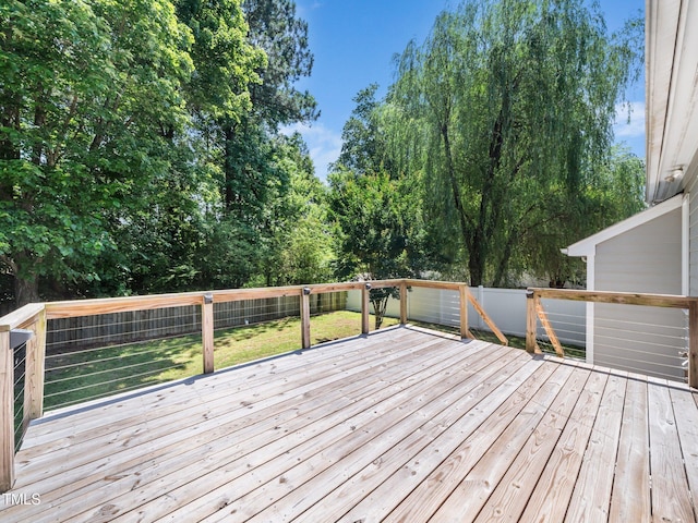 8312 Bellingham Cir, Raleigh, NC 27615 - view of deck