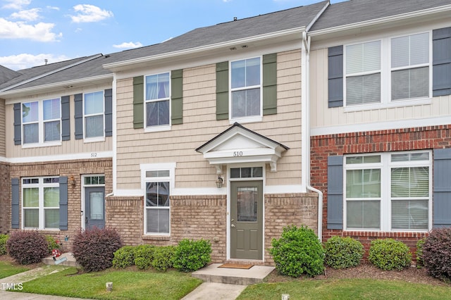 510 Berry Chase Way, Cary, NC 27519 - townhome / multi-family property featuring brick siding