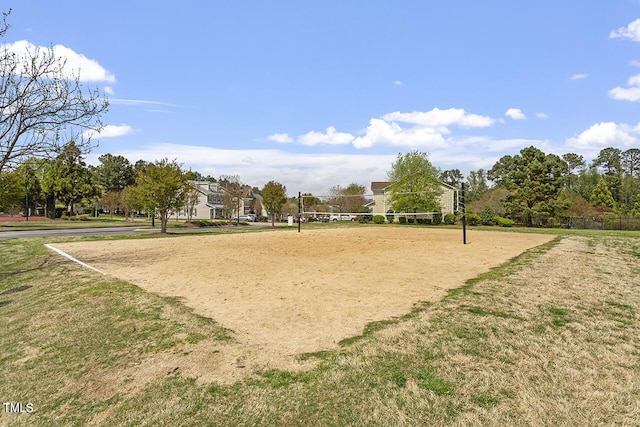 510 Berry Chase Way, Cary, NC 27519 - surrounding community with volleyball court and a lawn