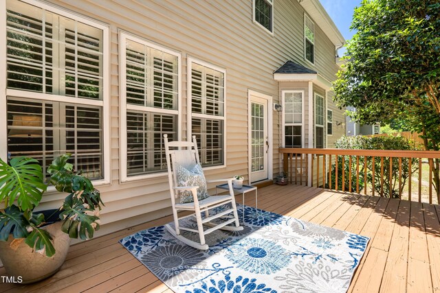 203 Worsham Dr, Chapel Hill, NC 27516 - view of deck