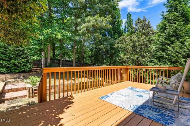 203 Worsham Dr, Chapel Hill, NC 27516 - view of deck
