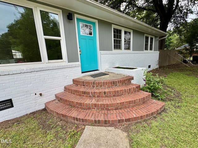 3804 Cobb St, Garner, NC 27529 - property entrance with brick siding