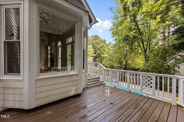 2001 Dobson Ct, Raleigh, NC 27612 - view of deck