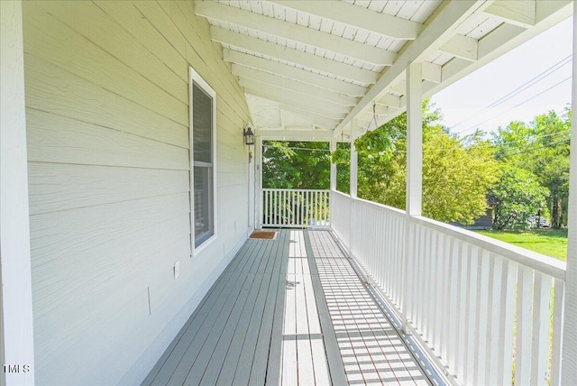 5625 Church Rd, Graham, NC 27253 - view of wooden porch