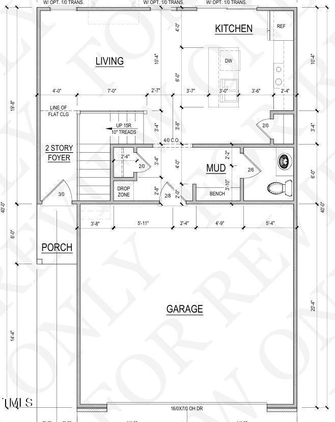 176 W Allen St, Four Oaks, NC 27524 - property floor plan