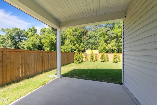 1401 Justice Union Ct, Raleigh, NC 27604 - view of patio featuring view of scattered trees