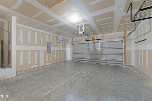 1401 Justice Union Ct, Raleigh, NC 27604 - garage with electric panel and a garage door opener