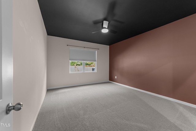 1401 Justice Union Ct, Raleigh, NC 27604 - unfurnished room with ceiling fan, carpet floors, and baseboards