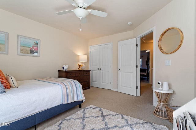 2082 Weston Green Loop, Cary, NC 27513 - carpeted bedroom featuring a closet and ceiling fan