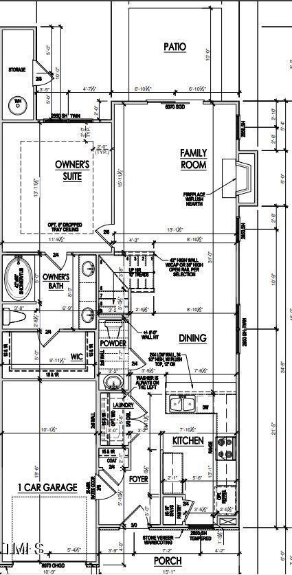 203 S Main St Unit B, Four Oaks, NC 27524 - floor plan / room layout