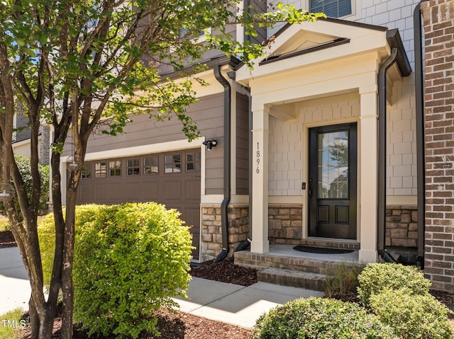 1896 Blue Jay Pt, Apex, NC 27502 - property entrance with stone siding