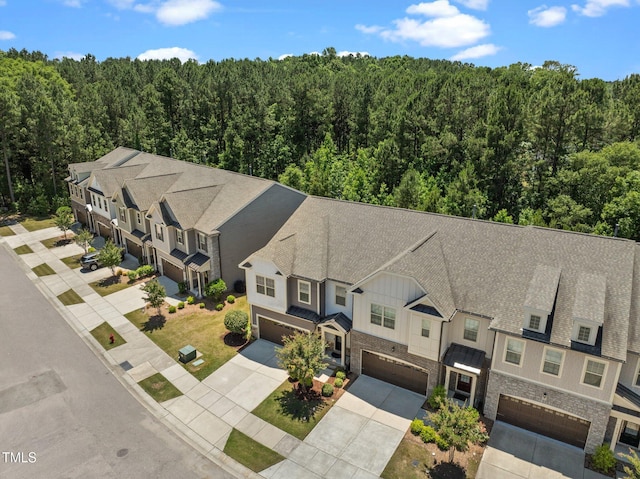 1896 Blue Jay Pt, Apex, NC 27502 - view of subject property featuring a forest