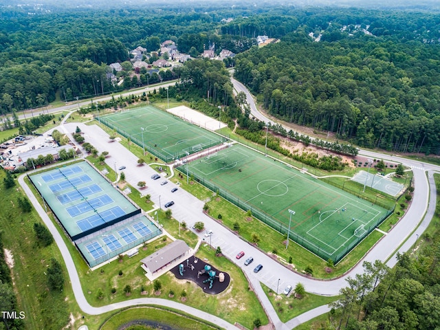 1896 Blue Jay Pt, Apex, NC 27502 - bird's eye view of a forest