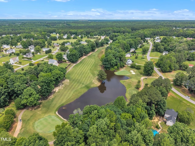 113 Feezor Ct, Clayton, NC 27527 - drone / aerial view of a nearby body of water and a golf club
