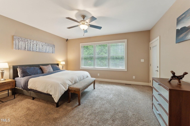 31 River View Ct, Timberlake, NC 27583 - carpeted bedroom with baseboards and a ceiling fan