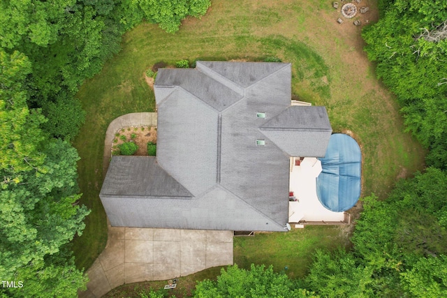 31 River View Ct, Timberlake, NC 27583 - view from above of property