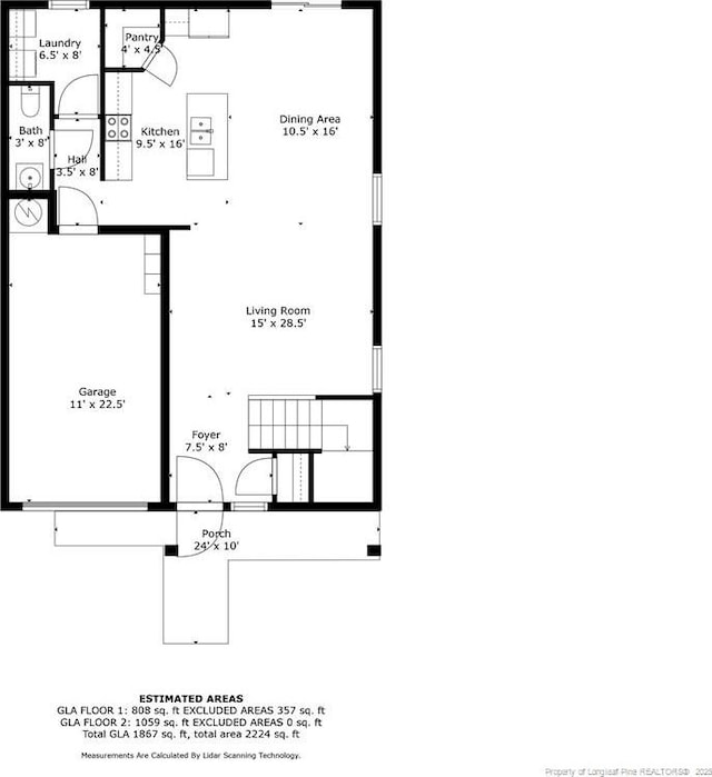 905 Sapphire Stone Ln, Hope Mills, NC 28348 - floor plan / room layout