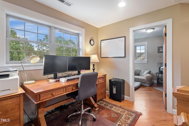 49412 River Run Rd, Albemarle, NC 28001 - office space with light wood-type flooring and baseboards