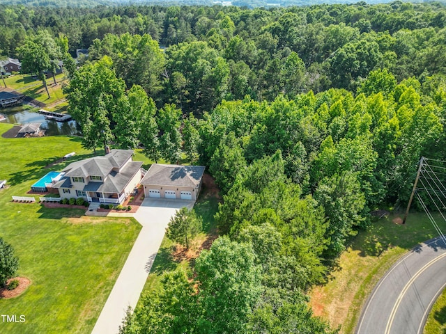 49412 River Run Rd, Albemarle, NC 28001 - view of subject property featuring a heavily wooded area