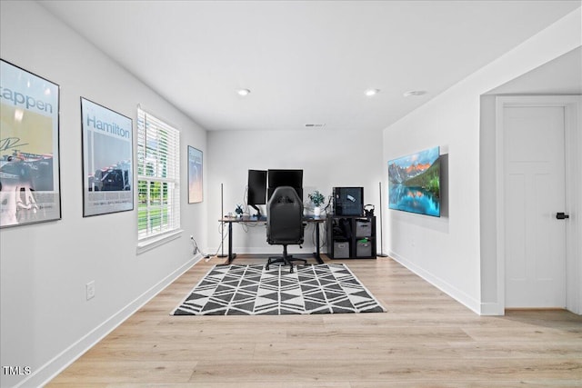 2006 Nola Ln, Durham, NC 27713 - office space with recessed lighting, wood finished floors, and baseboards