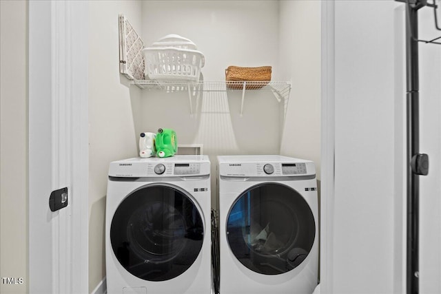 2006 Nola Ln, Durham, NC 27713 - laundry area featuring washing machine and dryer