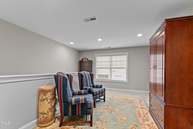 1012 Autumn Meadow Ln, Wake Forest, NC 27587 - sitting room featuring baseboards and recessed lighting