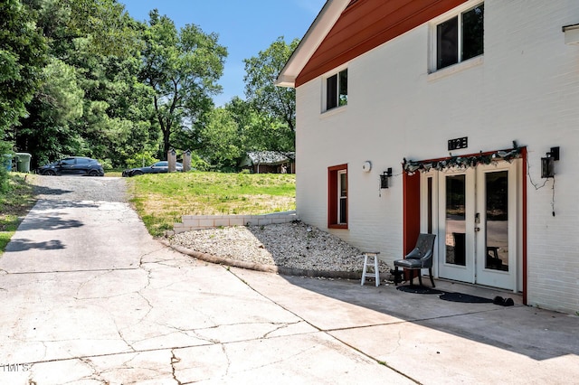 112 S Joyland St, Durham, NC 27703 - view of patio with french doors