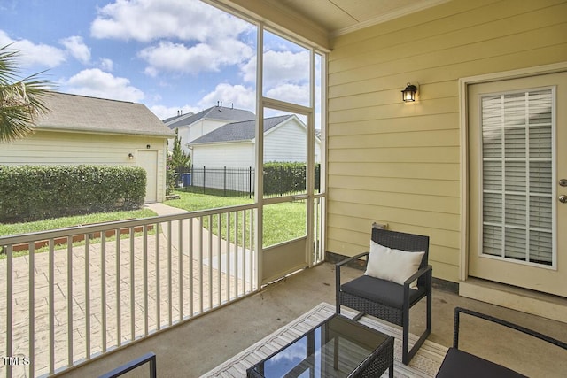 808 Historian St, Raleigh, NC 27603 - view of sunroom / solarium